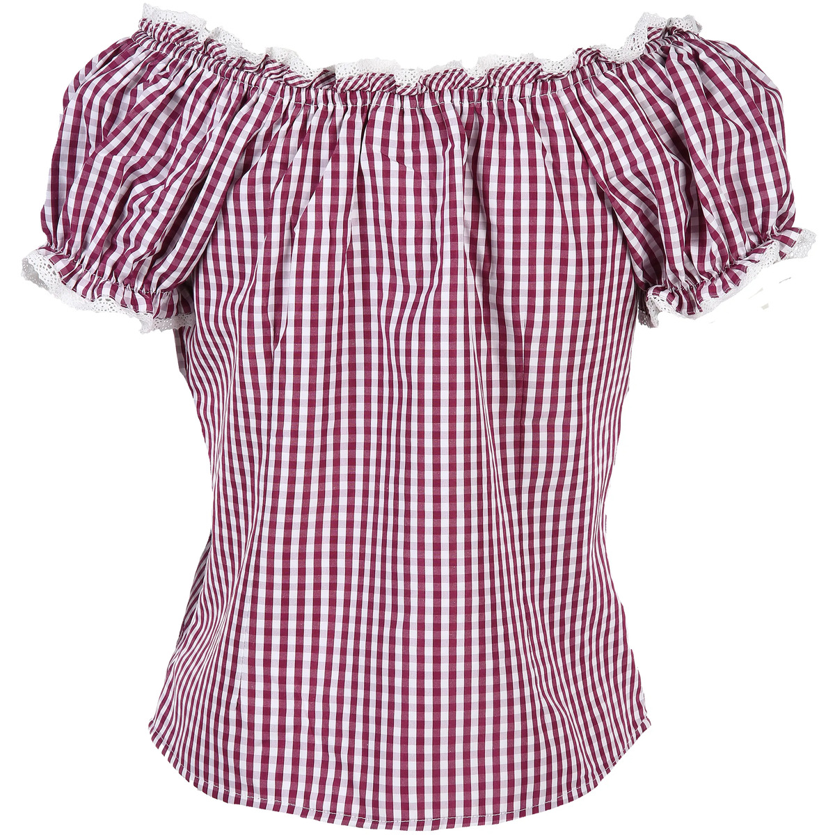 Bild 2 von Damen Trachtenbluse im Vichykaro Look
                 
                                                        Lila
