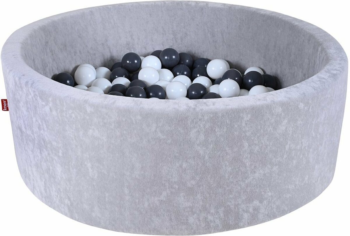 Bild 1 von Knorrtoys® Bällebad Soft, Grey, mit 300 Bällen Grey/creme, Made in Europe