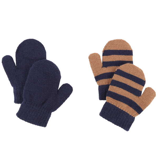 Bild 2 von Baby Jungen Fäustlinge im 2er Pack
                 
                                                        Blau