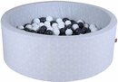 Bild 1 von Knorrtoys® Bällebad Geo, Cube Grey, mit 300 Bällen Grey/creme, Made in Europe