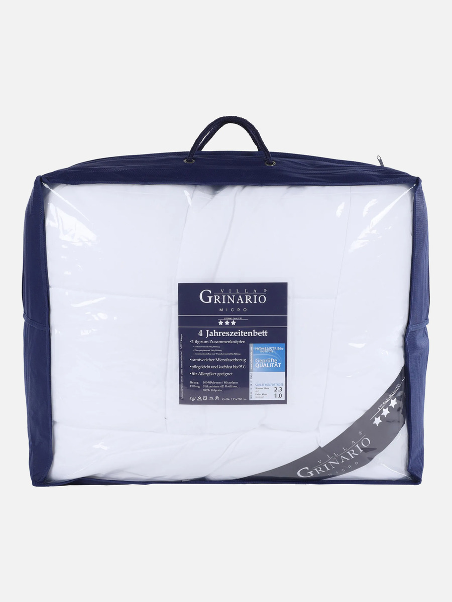 Bild 3 von 4 Jahreszeiten Einziehdecke 135x200cm
                 
                                                        Weiß