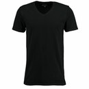 Bild 1 von Herren-T-Shirt Slim Fit / Stretch, Schwarz, XXL