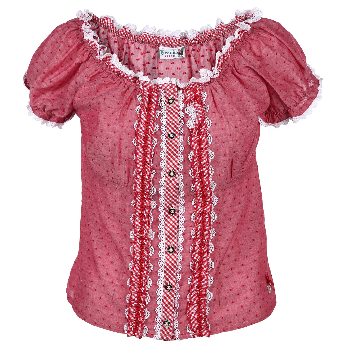 Bild 1 von Damen Trachtenbluse in hübschen Design
                 
                                                        Rot