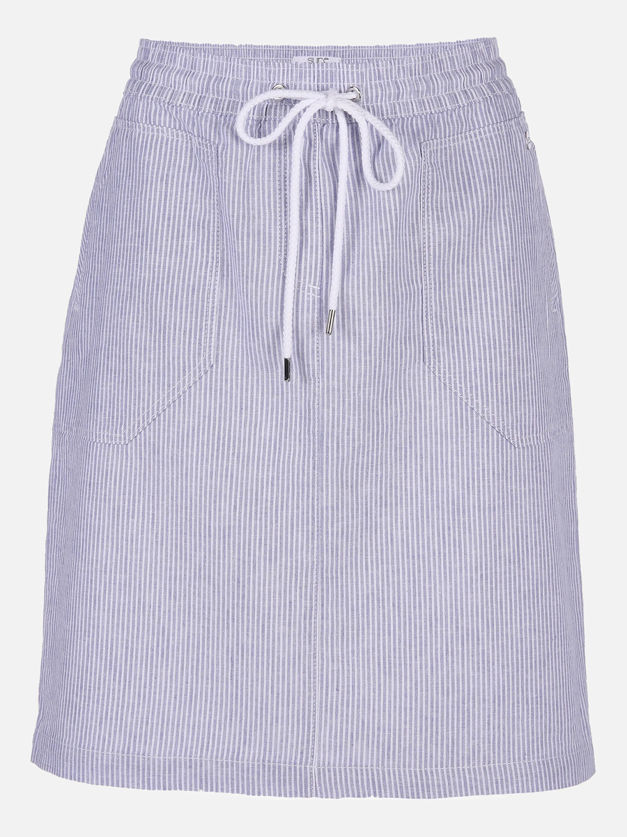 Bild 1 von Damen Leinenrock im Streifenlook
                 
                                                        Blau