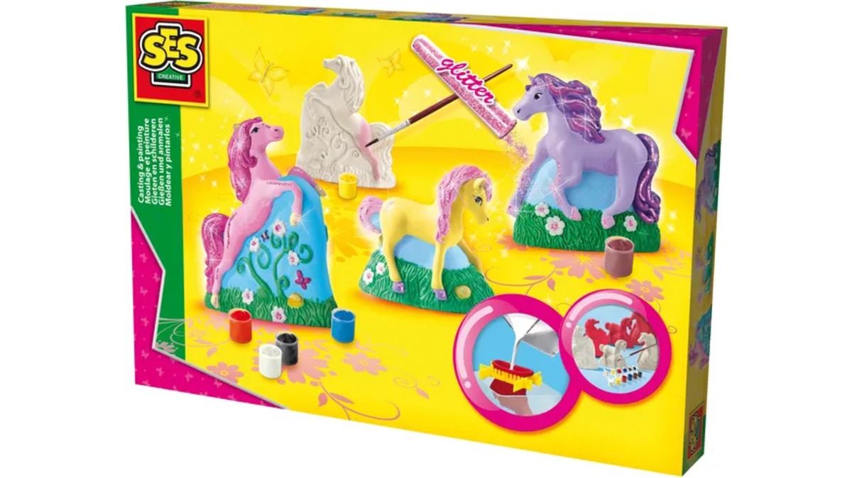 Bild 1 von SES Creative - Gipsfiguren Pferde