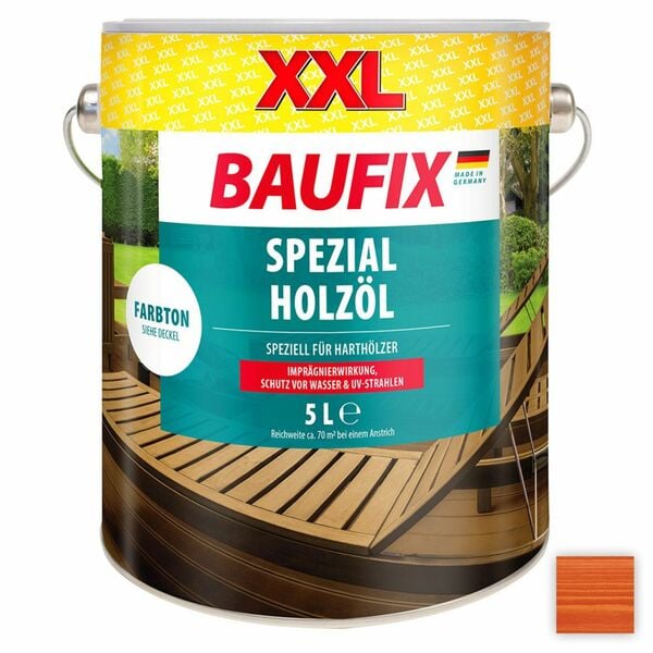 Bild 1 von Baufix XXL-Spezial-Holzöl - Mahagoni