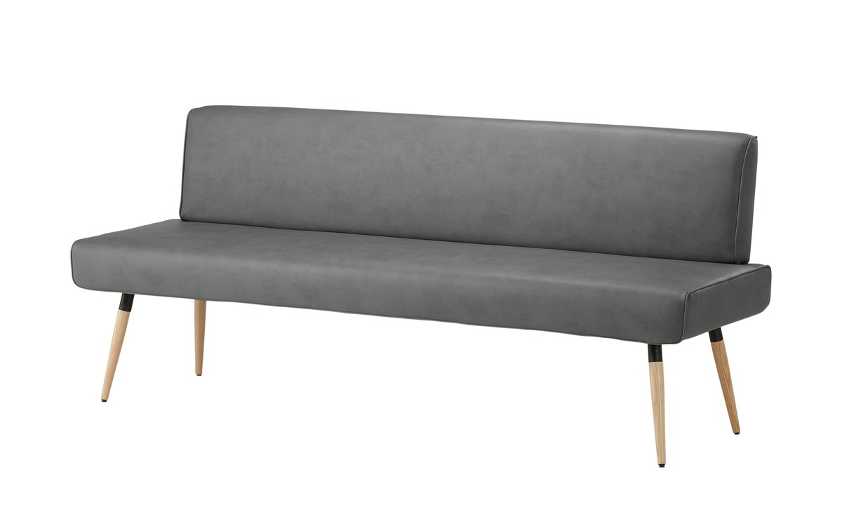 Bild 1 von Polsterbank  massiv grau Maße (cm): B: 200 H: 87 T: 62 Bänke