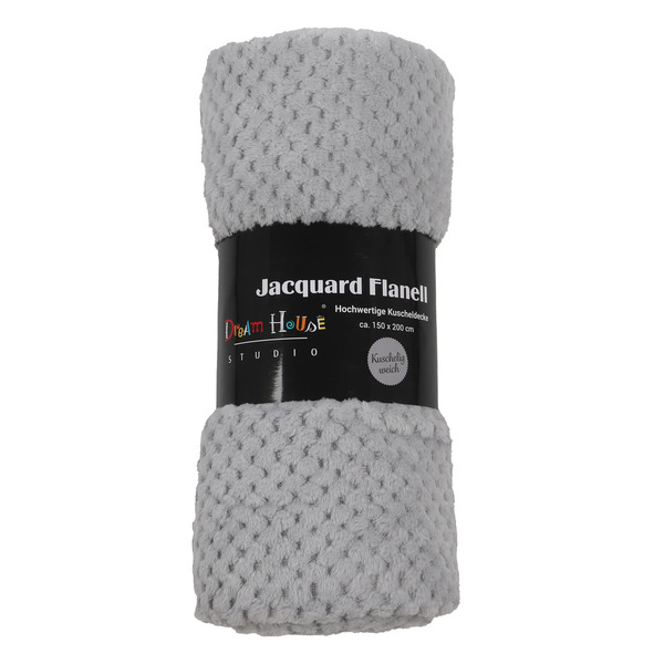 Bild 2 von Wohndecke Flanell, 150x200cm
                 
                                                        Grau