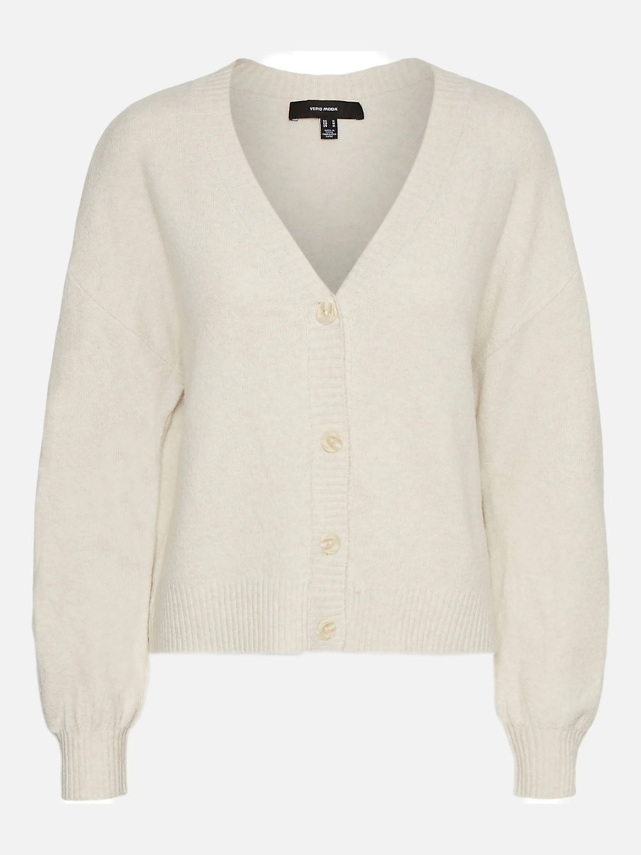 Bild 1 von Vero Moda VMDOFFY LS V-NECK BUT Cardigan
                 
                                                        Weiß