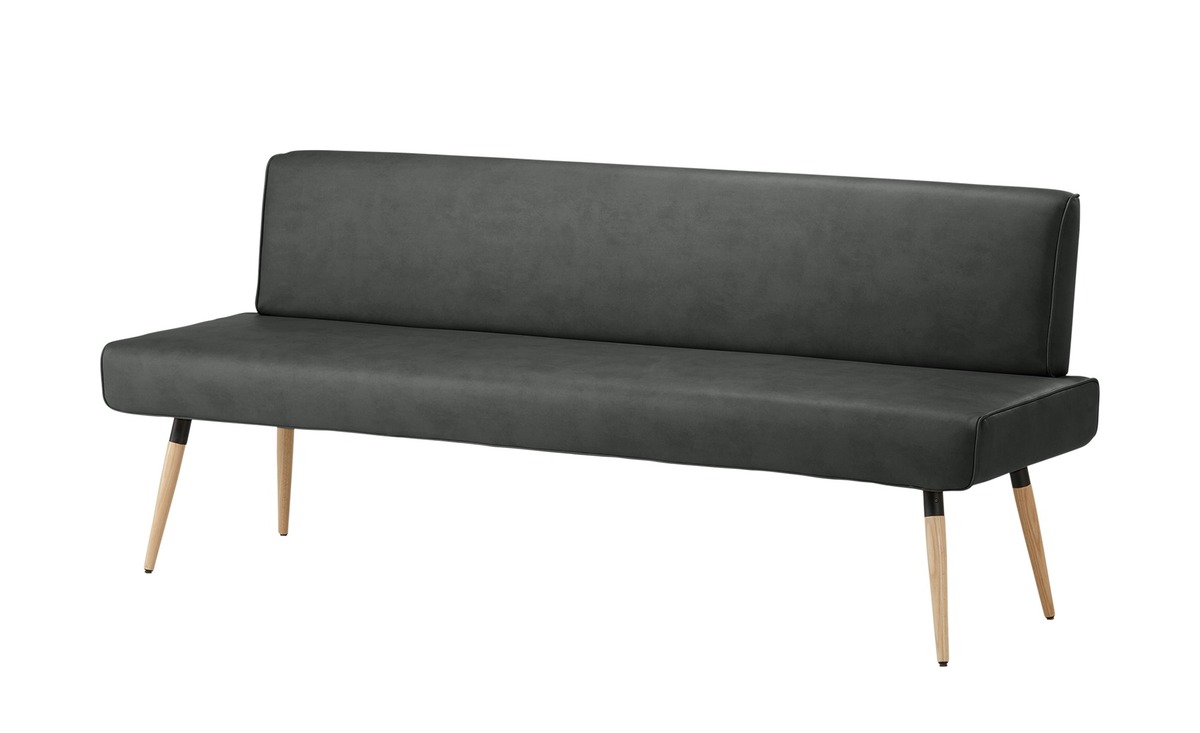 Bild 1 von Polsterbank  massiv schwarz Maße (cm): B: 189 H: 87 T: 62 Bänke