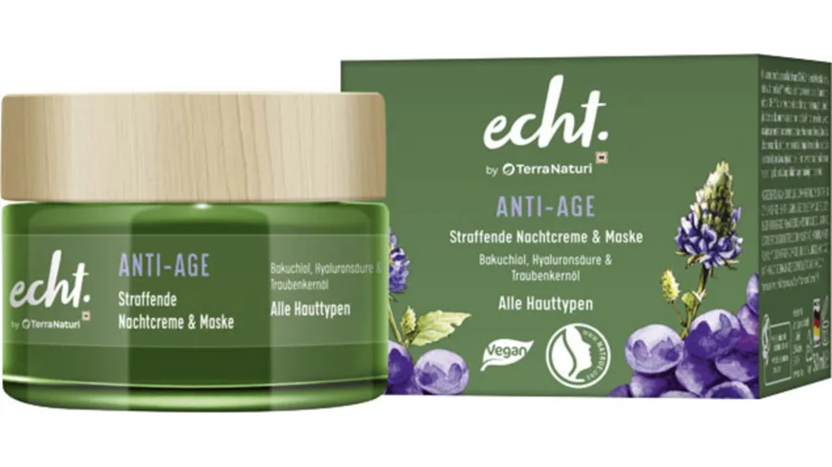 Bild 1 von echt. by Terra Naturi ANTI-AGE straffende Nachtcreme & Maske