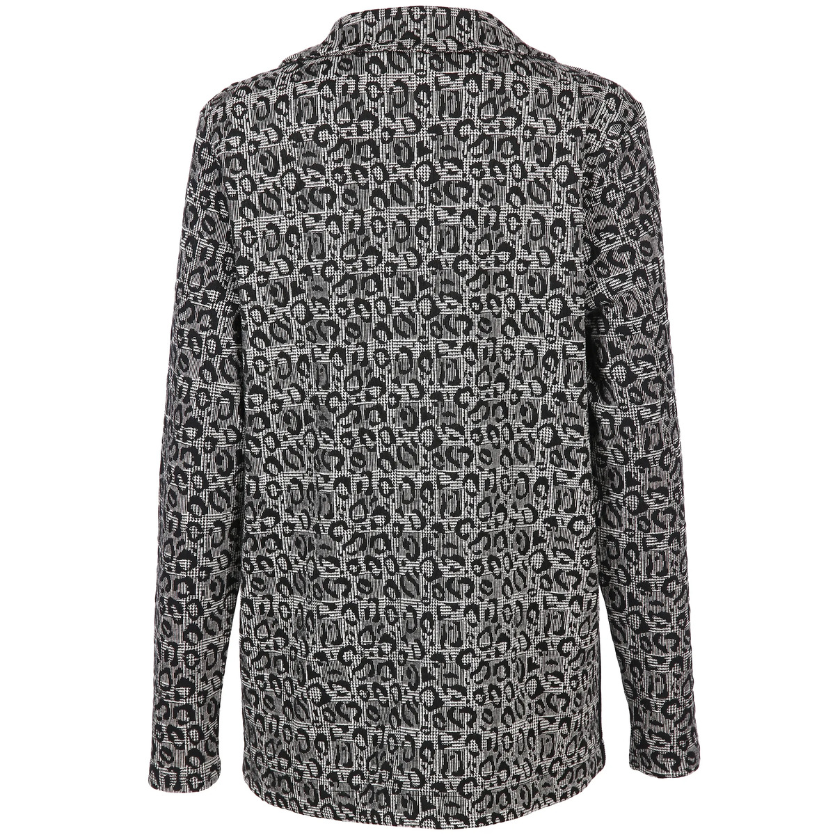 Bild 2 von Damen Jersey Blazer mit Glencheck Animal Print
                 
                                                        Grau