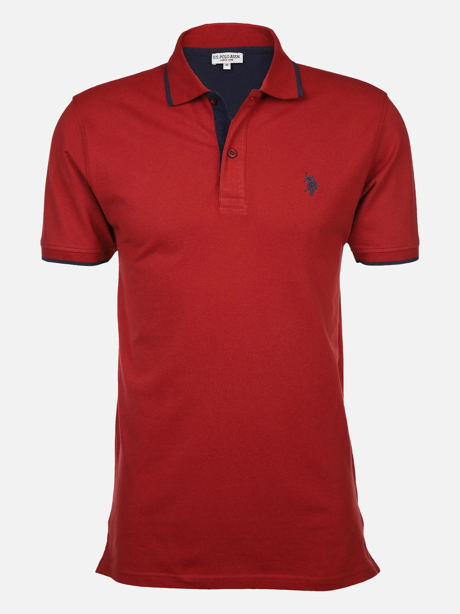 Bild 1 von Herren Poloshirt mit Stickerei
                 
                                                        Rot