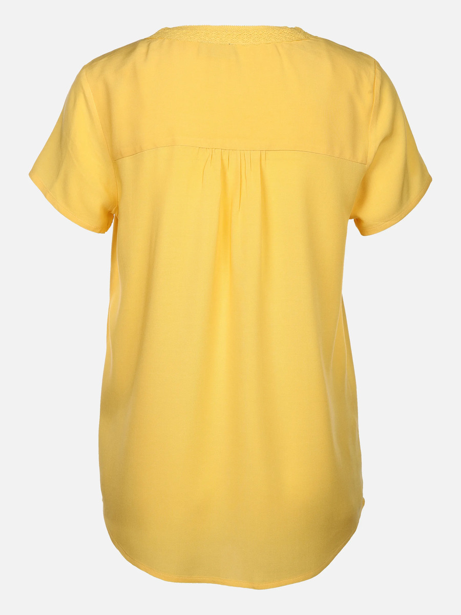Bild 2 von Damen Schlupfbluse mit Spitzenbesatz
                 
                                                        Gelb