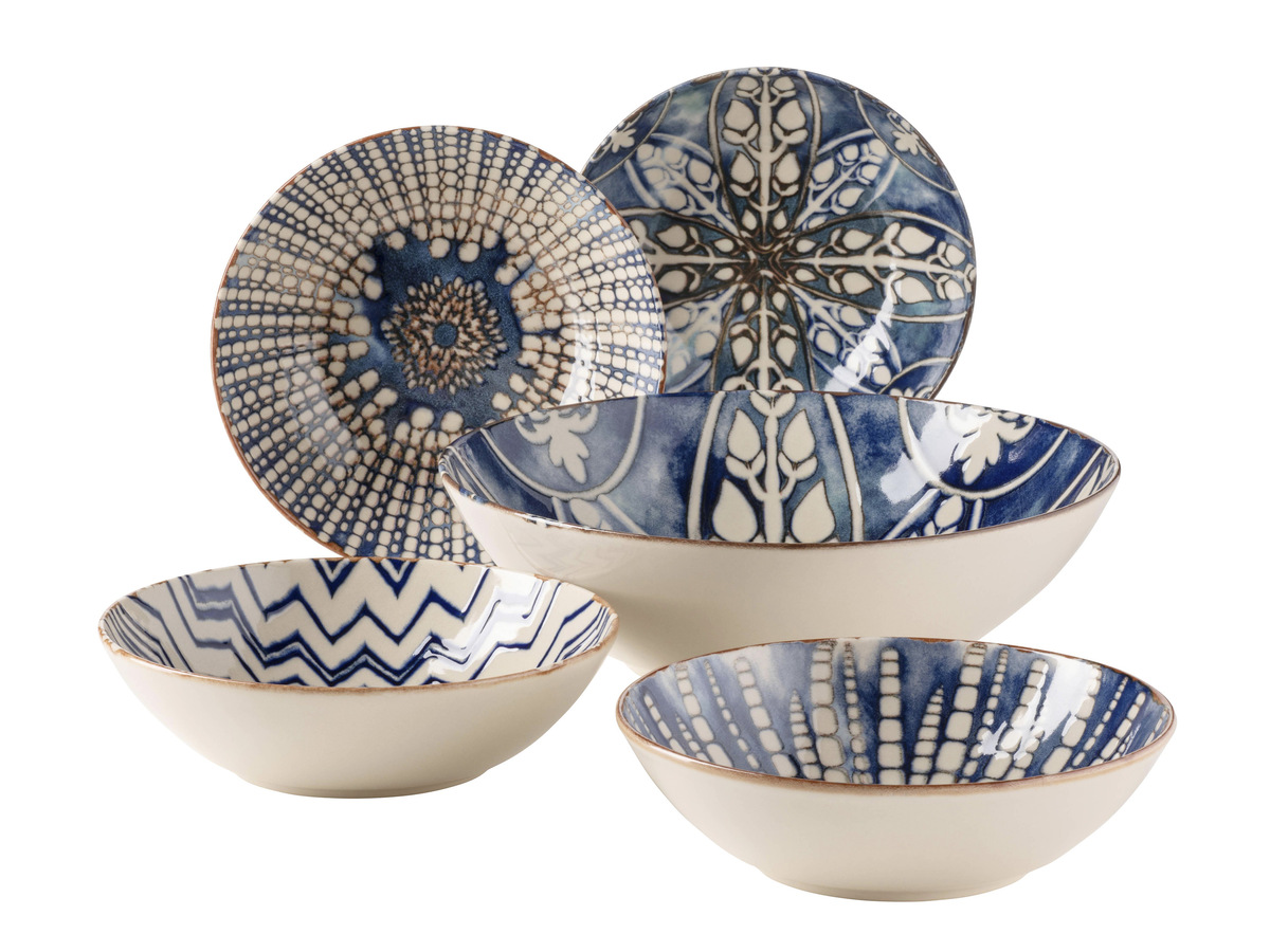 Bild 1 von MÄSER Salat-Set »Iberico Blue«, 5-teilig, 4 Designs