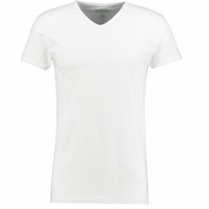 Herren-T-Shirt Slim Fit / Stretch, Weiß, XL
