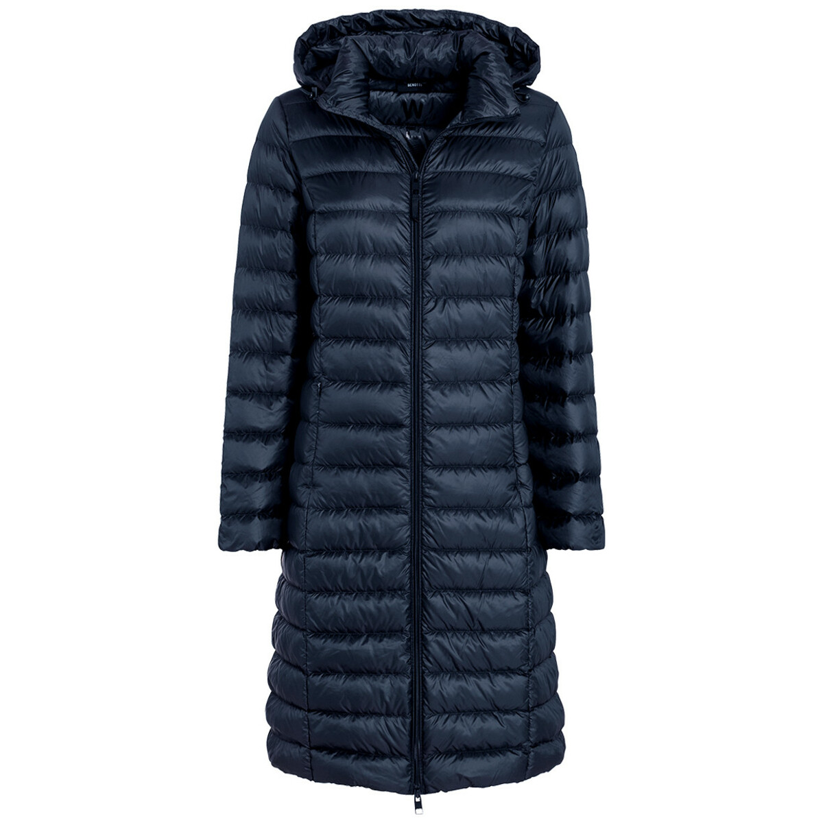 Bild 1 von Damen Soft-Daunenmantel mit Kapuze DUNKELBLAU