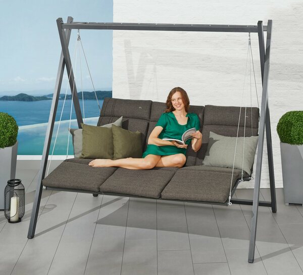 Bild 1 von Angerer Freizeitmöbel Hollywoodschaukel »Relax«, 3-Sitzer, inkl. Auflagen und Zierkissen