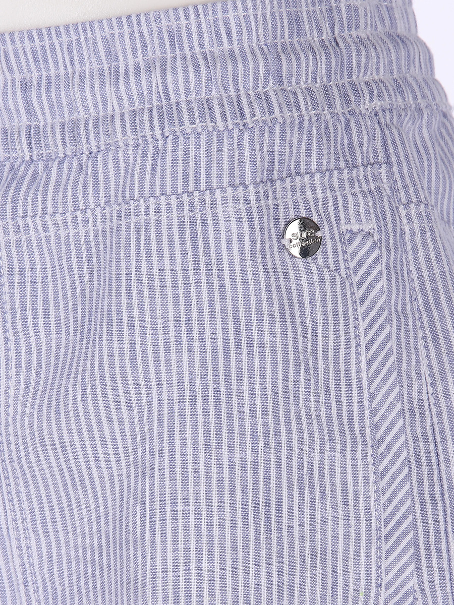 Bild 3 von Damen Leinenrock im Streifenlook
                 
                                                        Blau