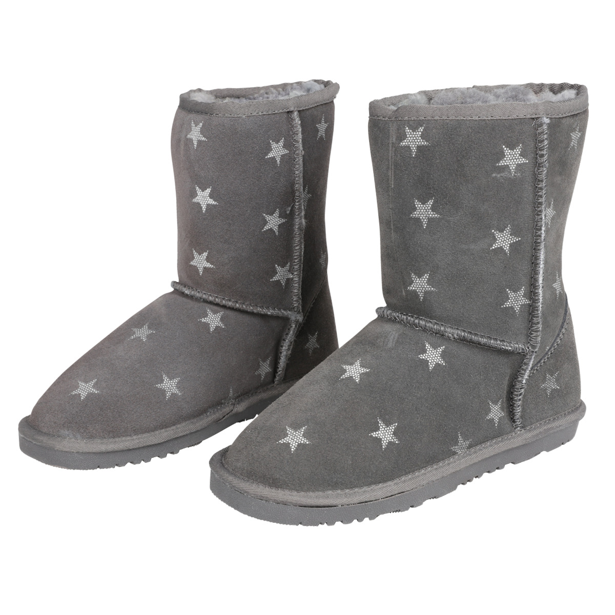 Bild 1 von Kinder-Lammfellboots Obermaterial Veloursleder