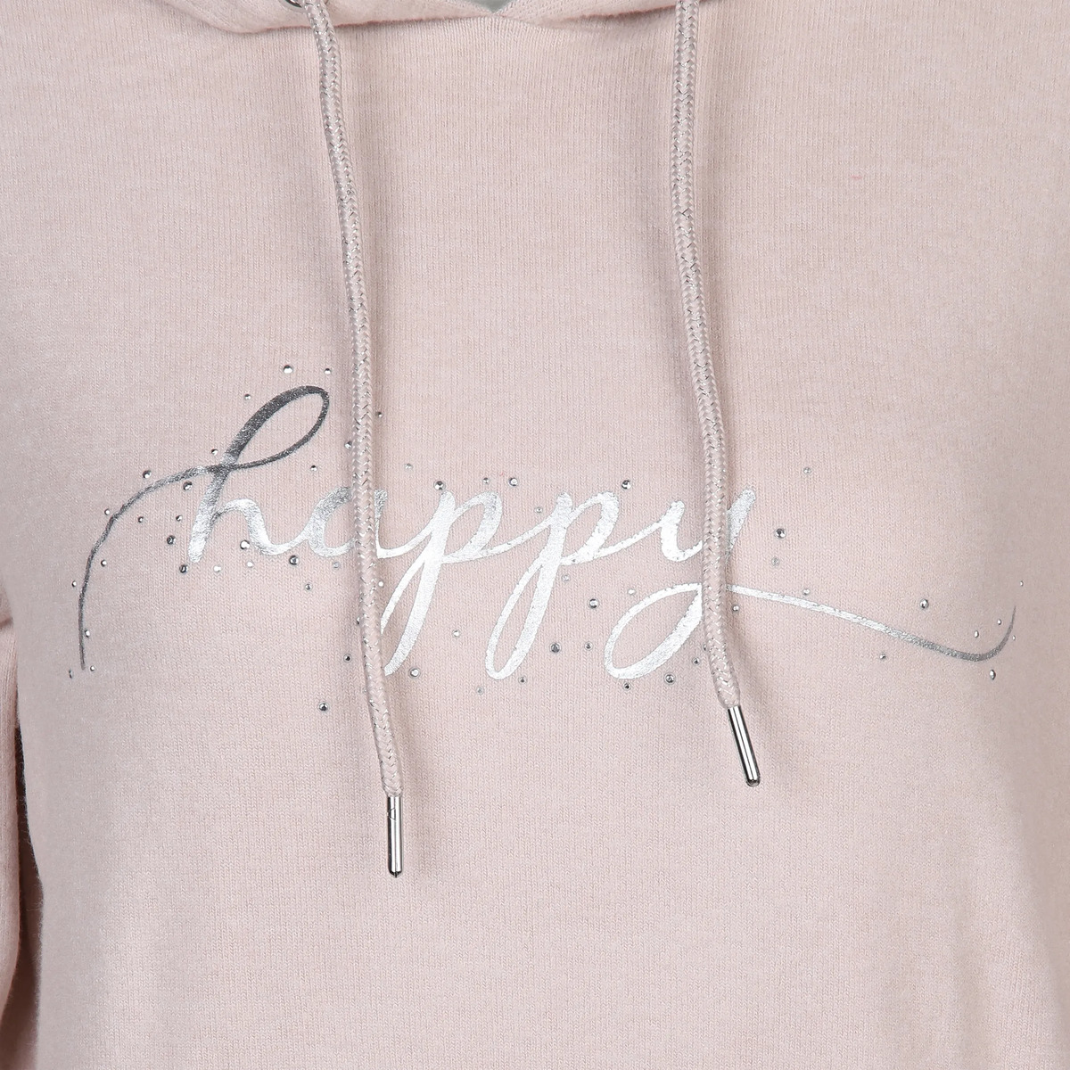 Bild 3 von Damen Flauschhoodie mit Folienprint
                 
                                                        Beige