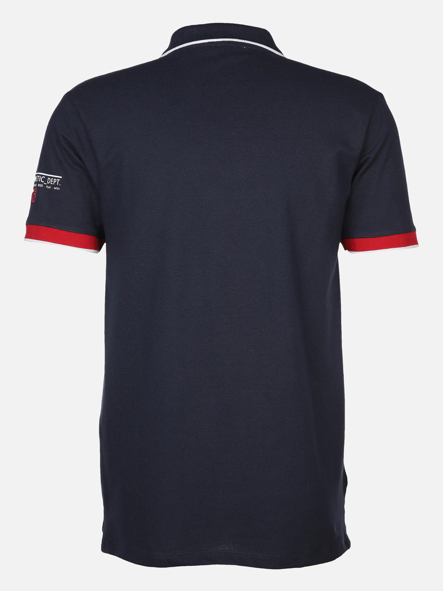 Bild 2 von Herren Poloshirt mit Print
                 
                                                        Blau