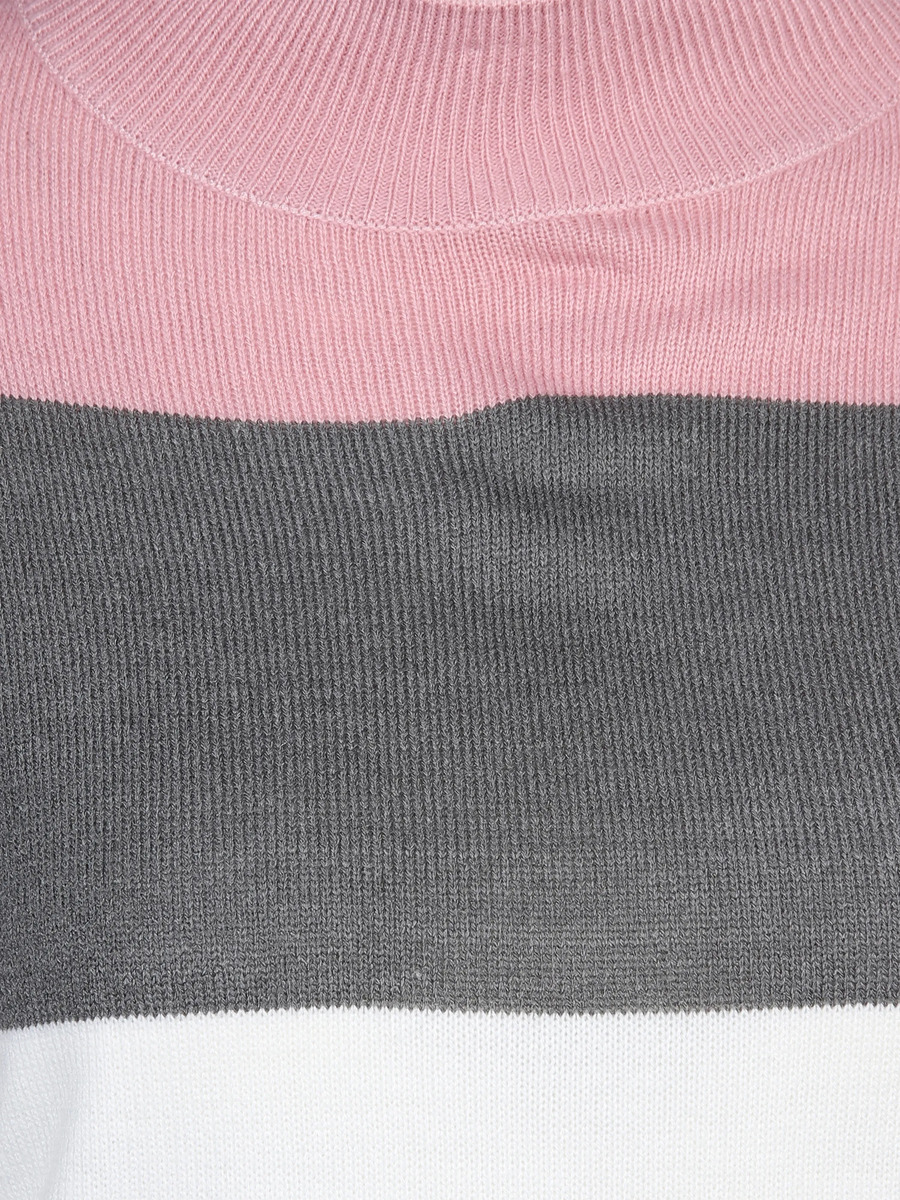 Bild 3 von Damen Strickpullover "Cashmere-Like" mit Streifen
                 
                                                        Lila