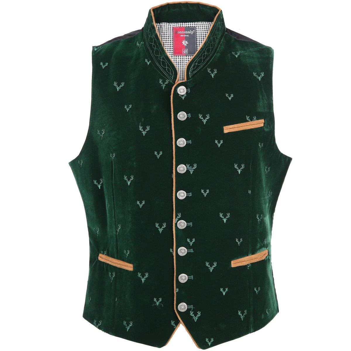 Bild 1 von Herren Trachtenweste mit Stickerei
                 
                                                        Grün
