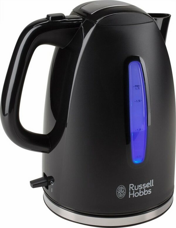 Bild 1 von RUSSELL HOBBS Wasserkocher 22591-70 Textures Plus schwarz, 1,7 l