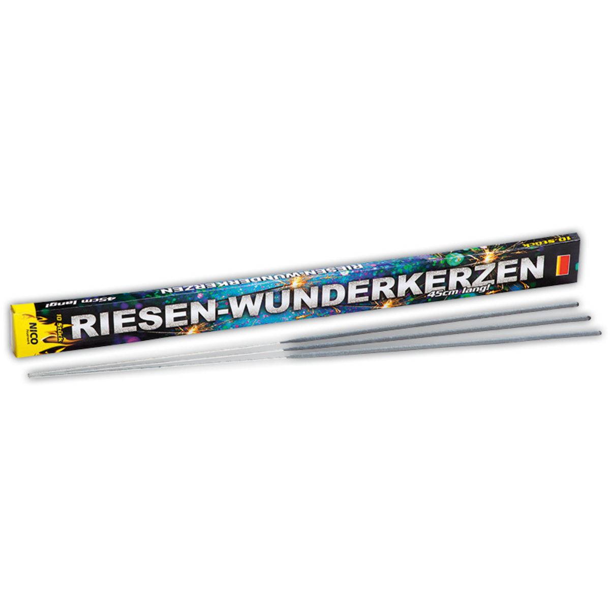 WECO 1000 Wunderkerzen – Party, Hochzeit, Feuerwerk (100 X 10er Päckchen)