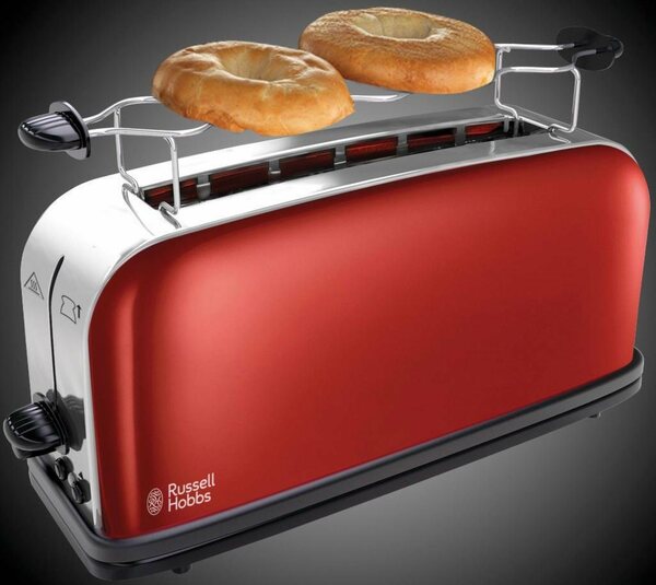 Bild 1 von RUSSELL HOBBS Toaster Colours Plus+ Flame Red 21391-56, 1 langer Schlitz, 1000 W