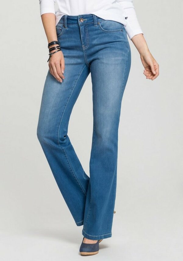 Bild 1 von H.I.S Bootcut-Jeans High-Waist wassersparende Produktion durch OZON WASH