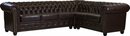 Bild 1 von Home affaire Chesterfield-Sofa Rysum, Chesterfield-Optik, langer Schenkel links oder rechts, Braun