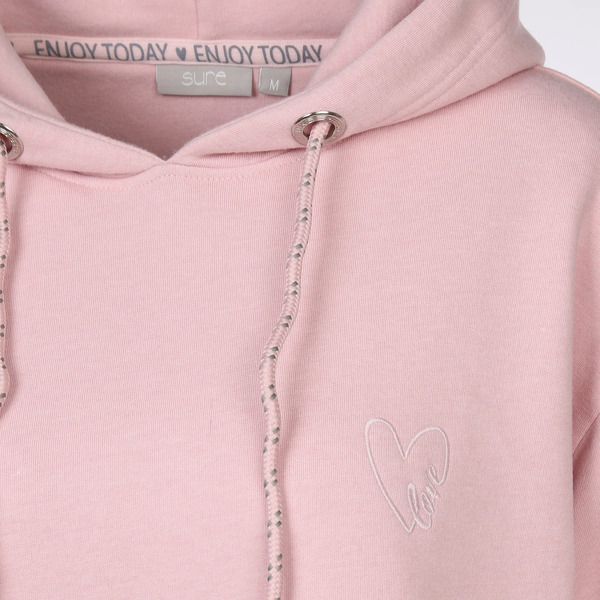 Bild 4 von Damen Sweatshirt mit Kapuze
                 
                                                        Rosa