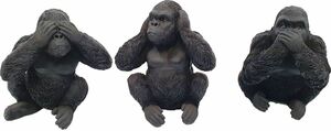 Dekofigur Gorilla 13 x 12 x 14 cm