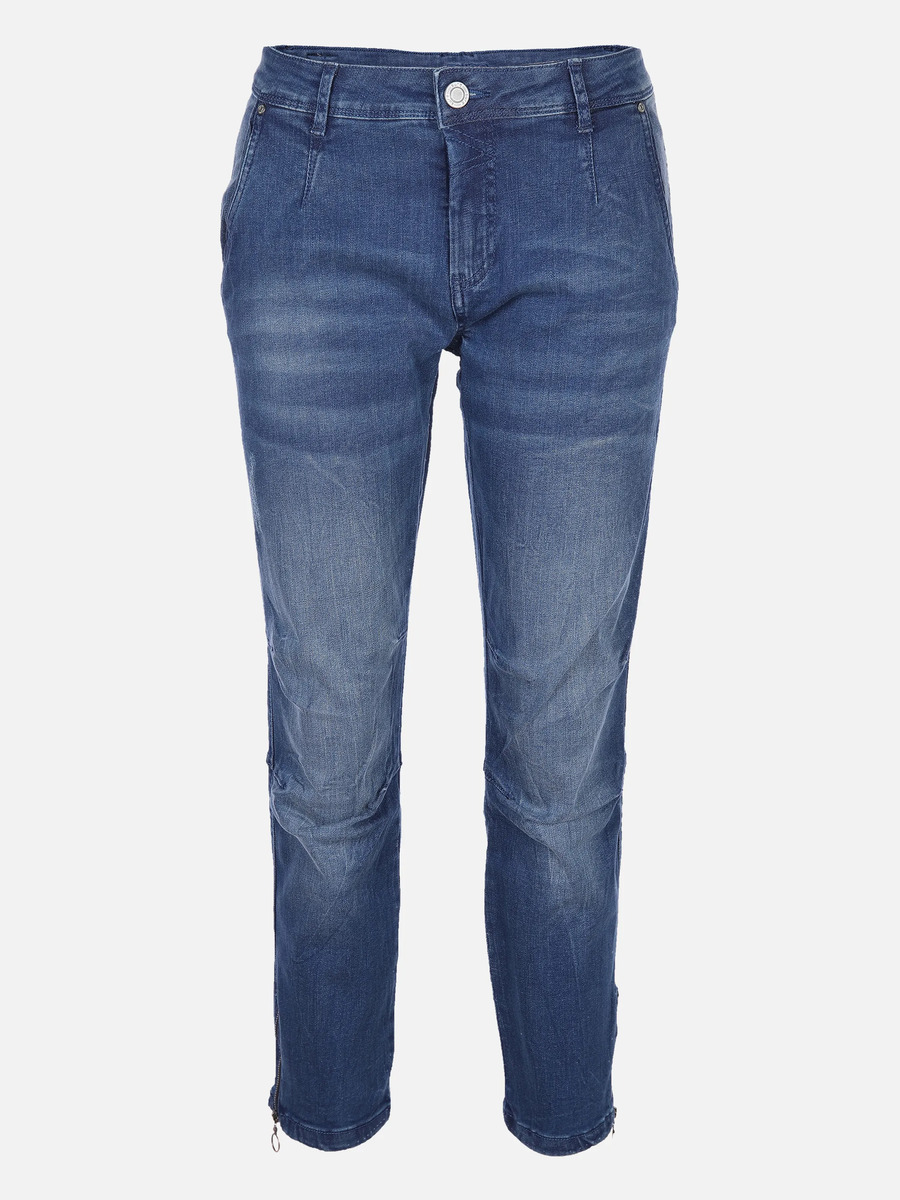 Bild 1 von Damen Jeans mit kurzem Reißverschluss
                 
                                                        Blau