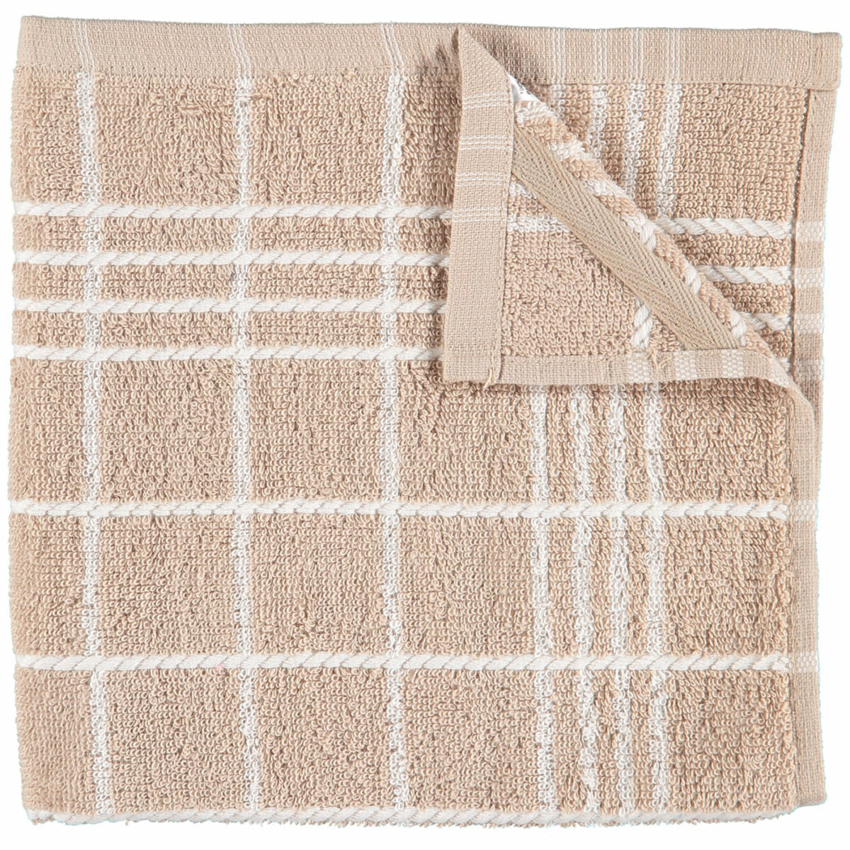 Bild 1 von Salou Küchenhandtuch, Weiß/Sandfarben, 50x50