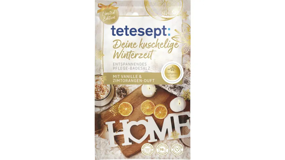 Bild 1 von tetesept Deine kuschelige Winterzeit Badesalz