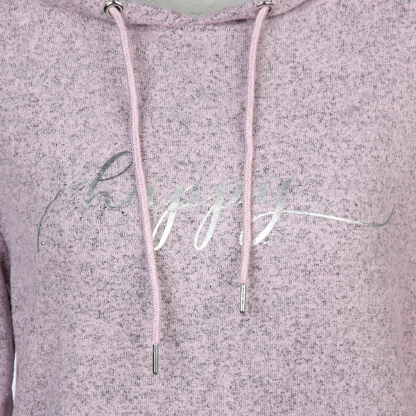 Bild 3 von Damen Flauschhoodie mit Folienprint
                 
                                                        Pink