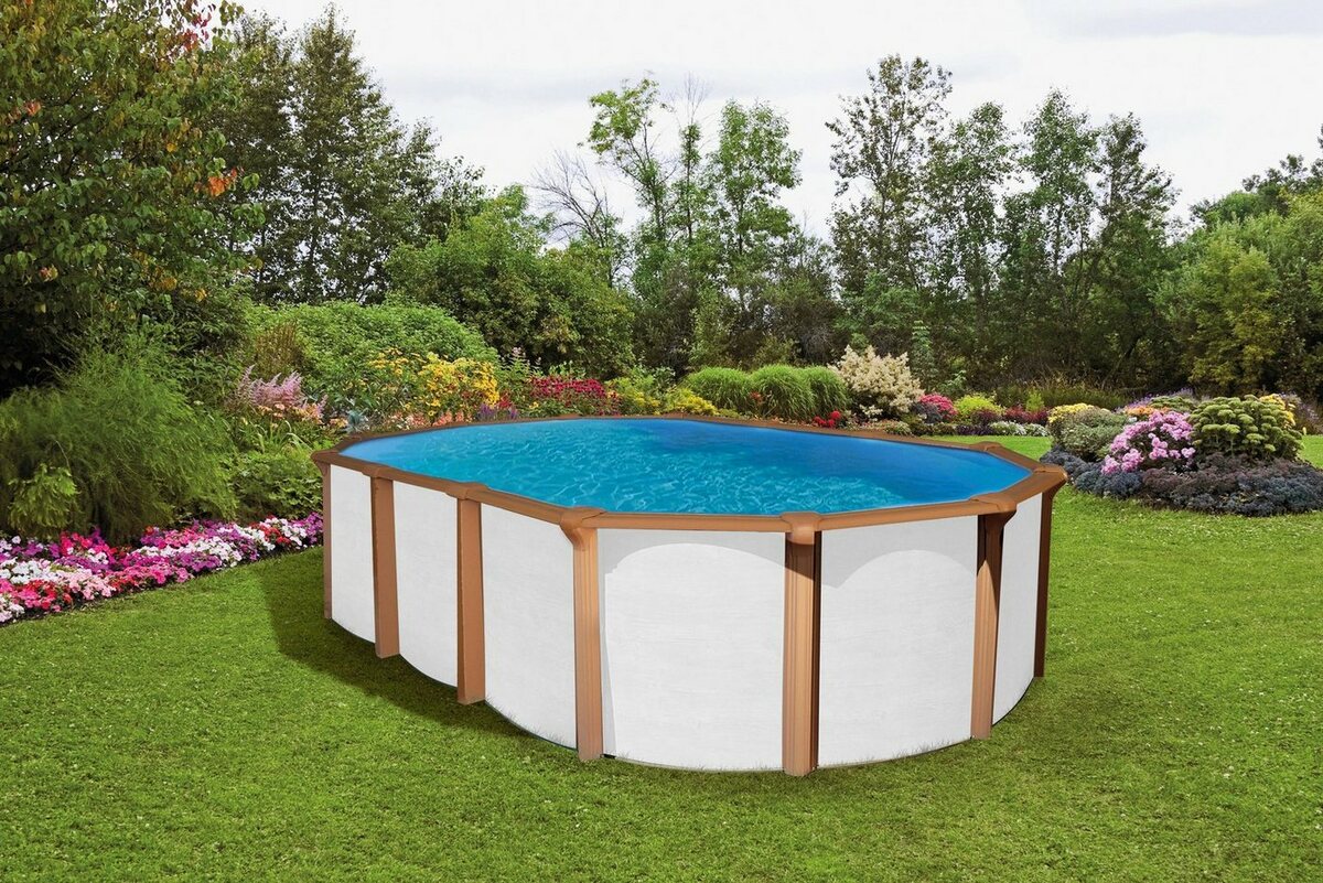 Bild 1 von KWAD Ovalpool White Timber (Set, 10-tlg)