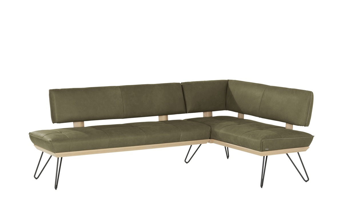 Bild 1 von KOINOR Eckbank  Leder Dining System 4 grün Maße (cm): H: 88 Bänke
