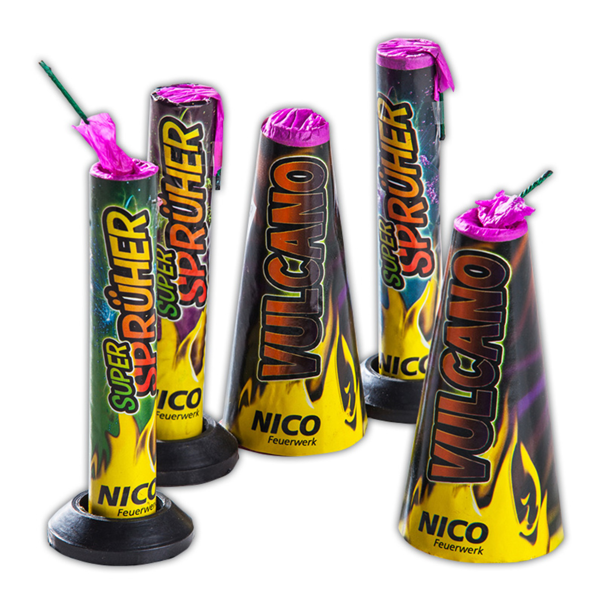 WECO 1000 Wunderkerzen – Party, Hochzeit, Feuerwerk (100 X 10er Päckchen)