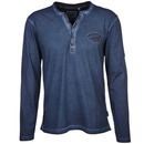 Bild 1 von Herren Henleyshirt mit Stickerei
                 
                                                        Blau