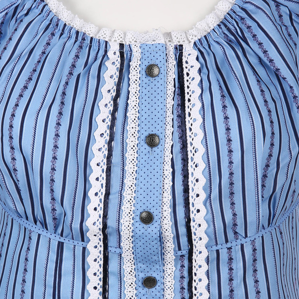 Bild 3 von Damen Trachtenbluse mit Spitzenbesatz
                 
                                                        Blau