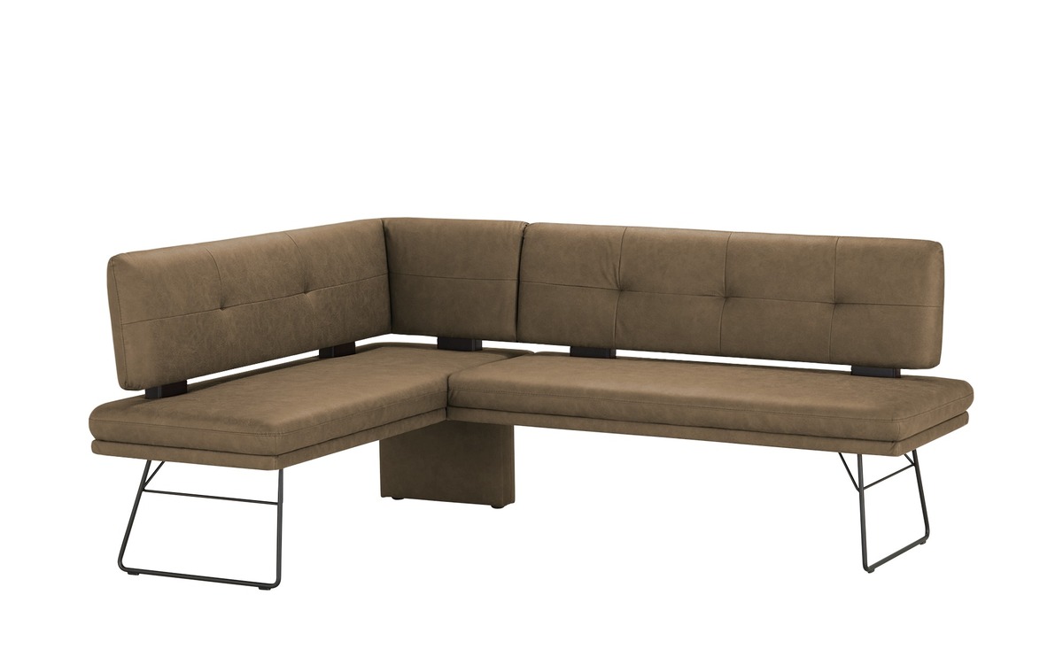 Bild 1 von Eckbank braun Maße (cm): B: 207 H: 91 T: 157 Bänke