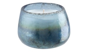 Kerze im Glas blau Glas , Paraffin Maße (cm): H: 6,98  Ø: [8.89] Sale