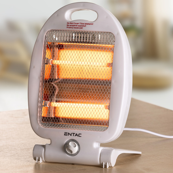 Bild 2 von ENTAC Tragbarer Quarz-Heizstrahler, ca. 400/ 800 W - Weiß