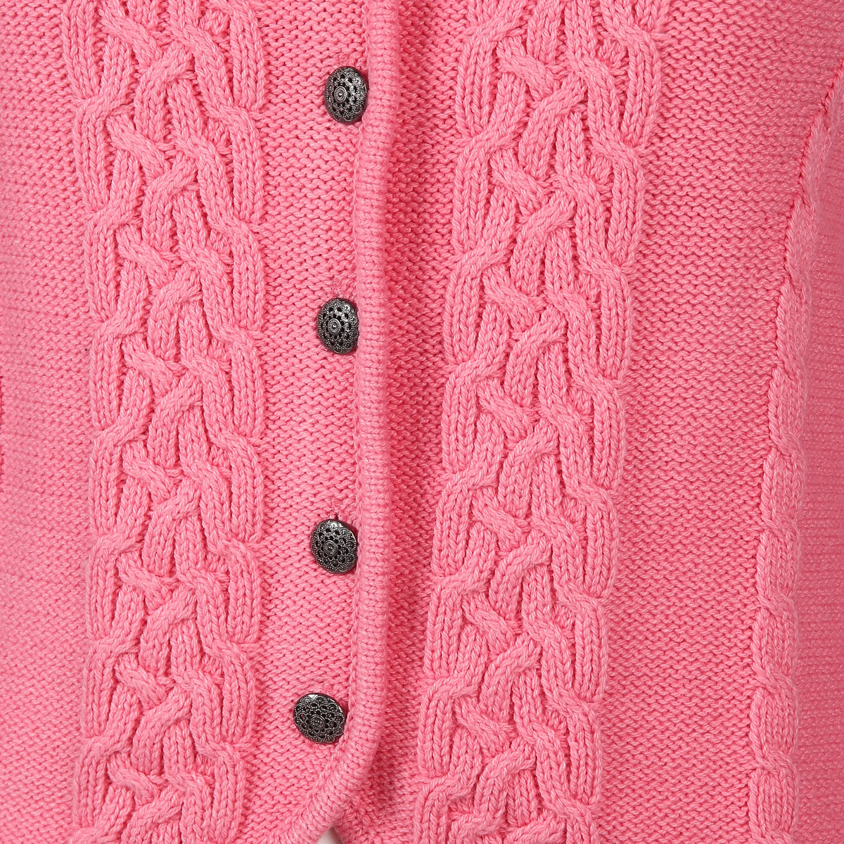 Bild 3 von Damen Trachten Strickcardigan mit Zopfmuster
                 
                                                        Rosa