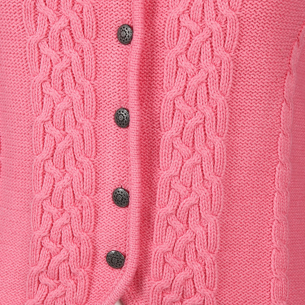 Bild 3 von Damen Trachten Strickcardigan mit Zopfmuster
                 
                                                        Rosa