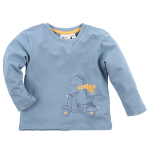 Baby Langarmshirt mit Dinoprint
                 
                                                        Blau